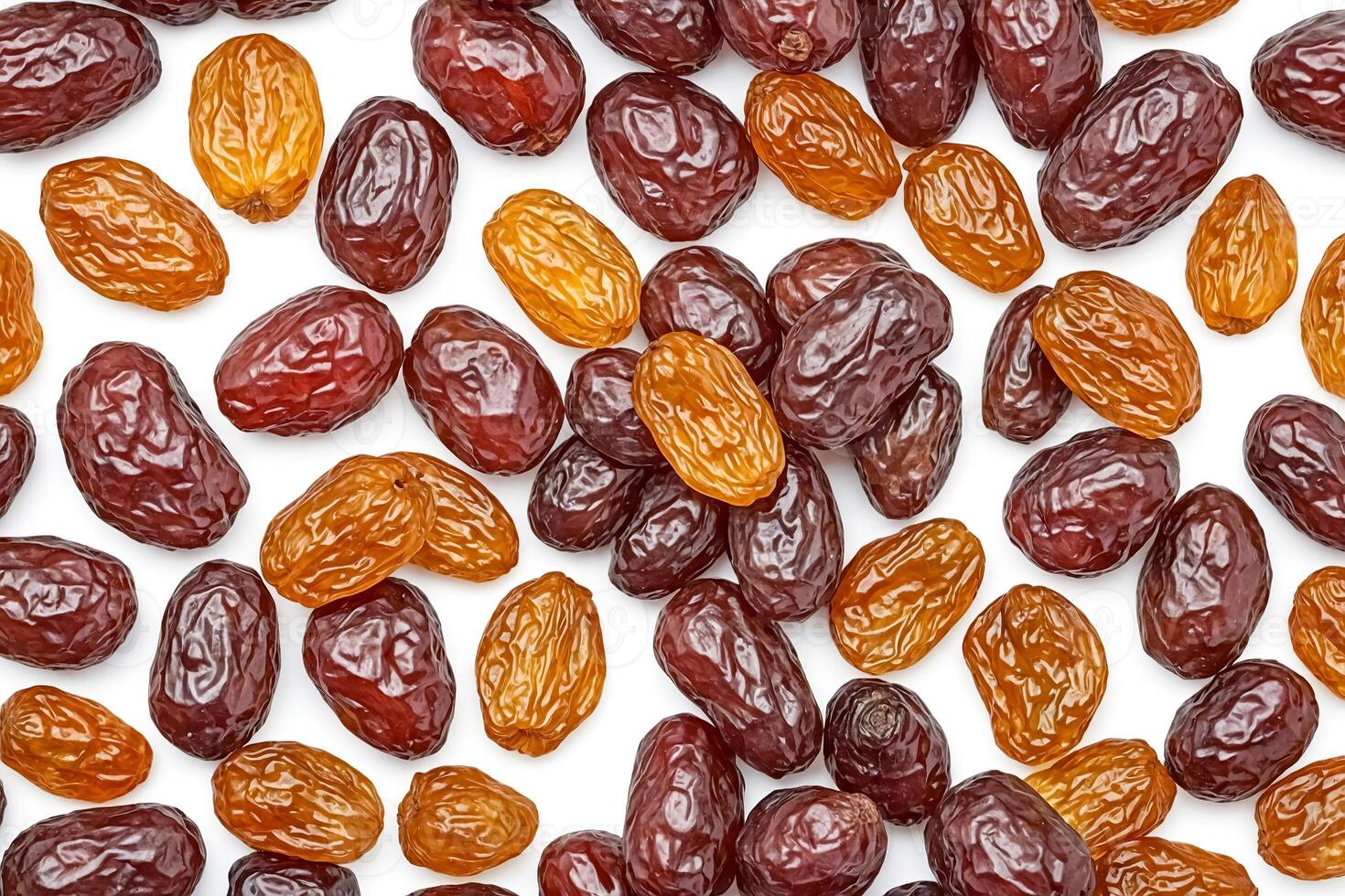 Close-up of Dates and Raisins photo