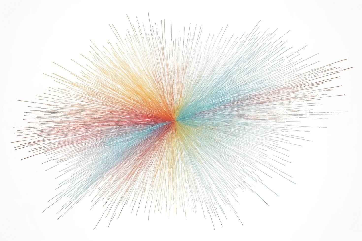 Colorful Burst of Lines photo