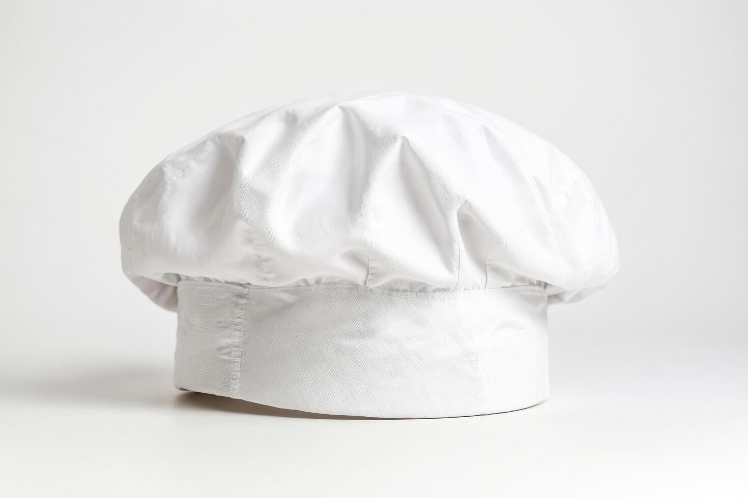 White Chef Hat Isolated on White Background photo