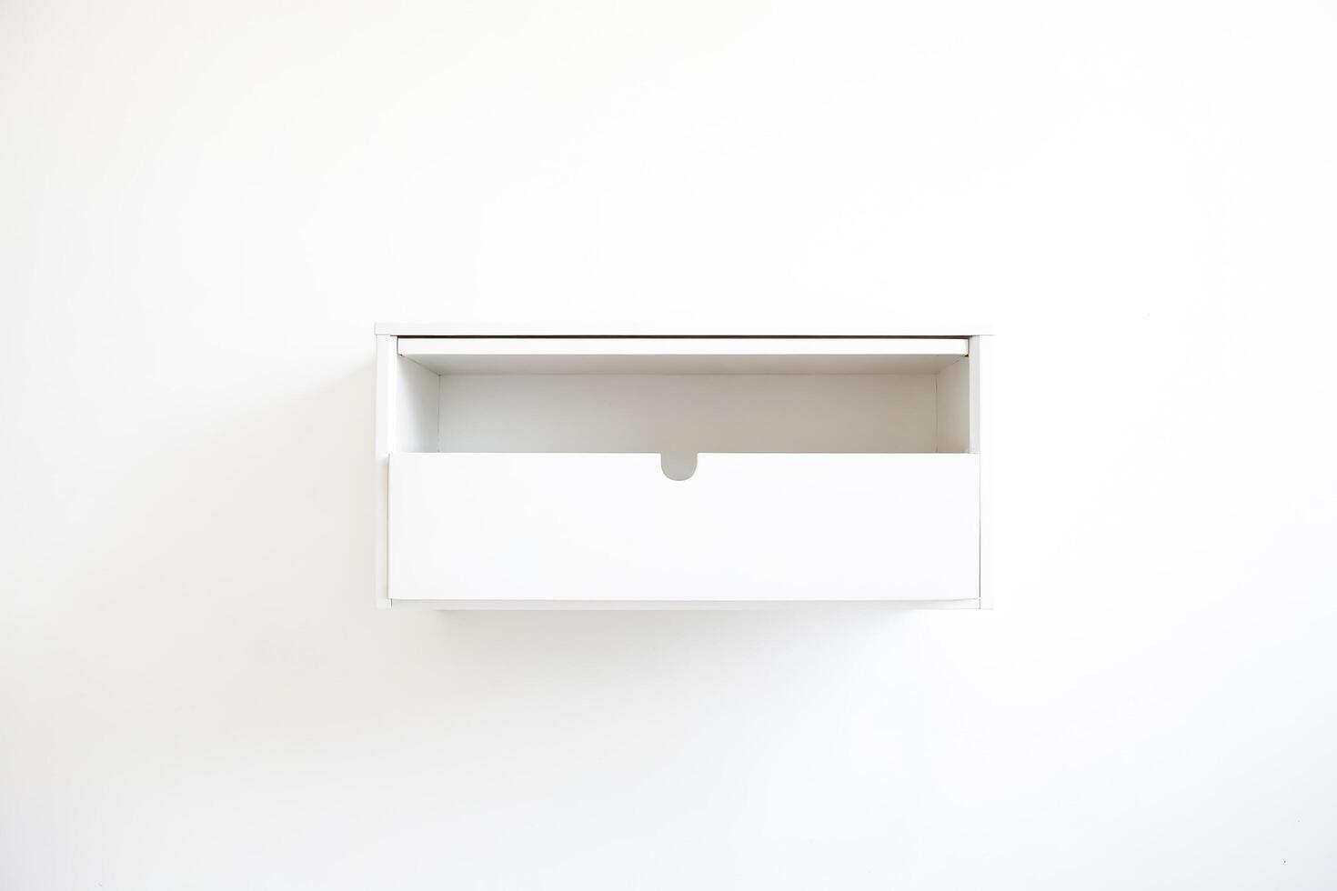 White Drawer Shelf photo