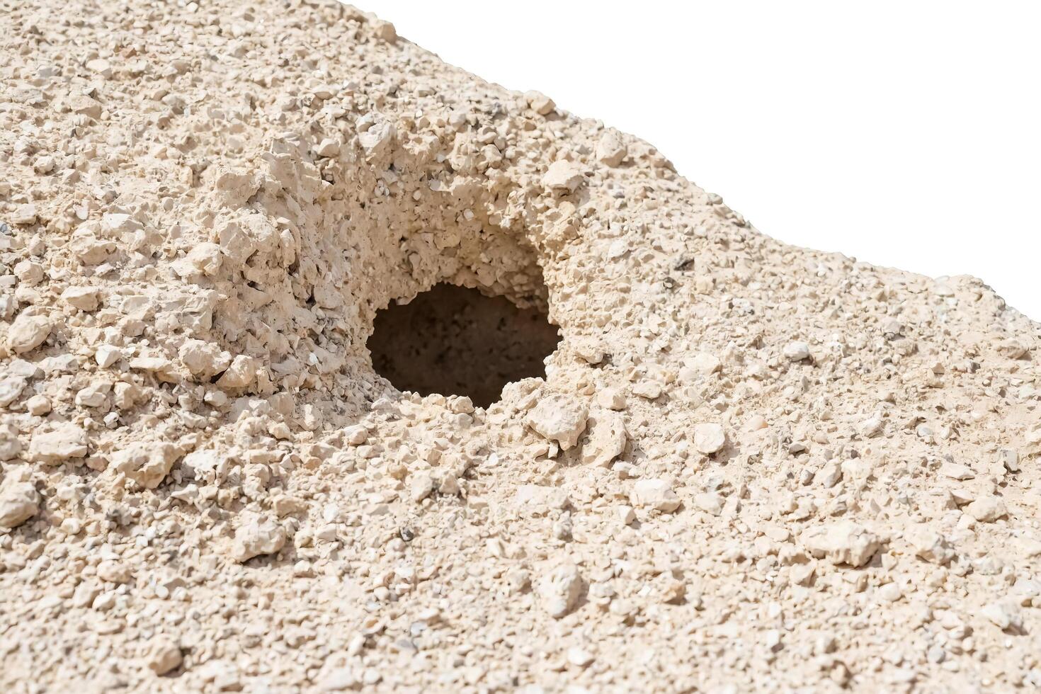 Hole in the ground photo