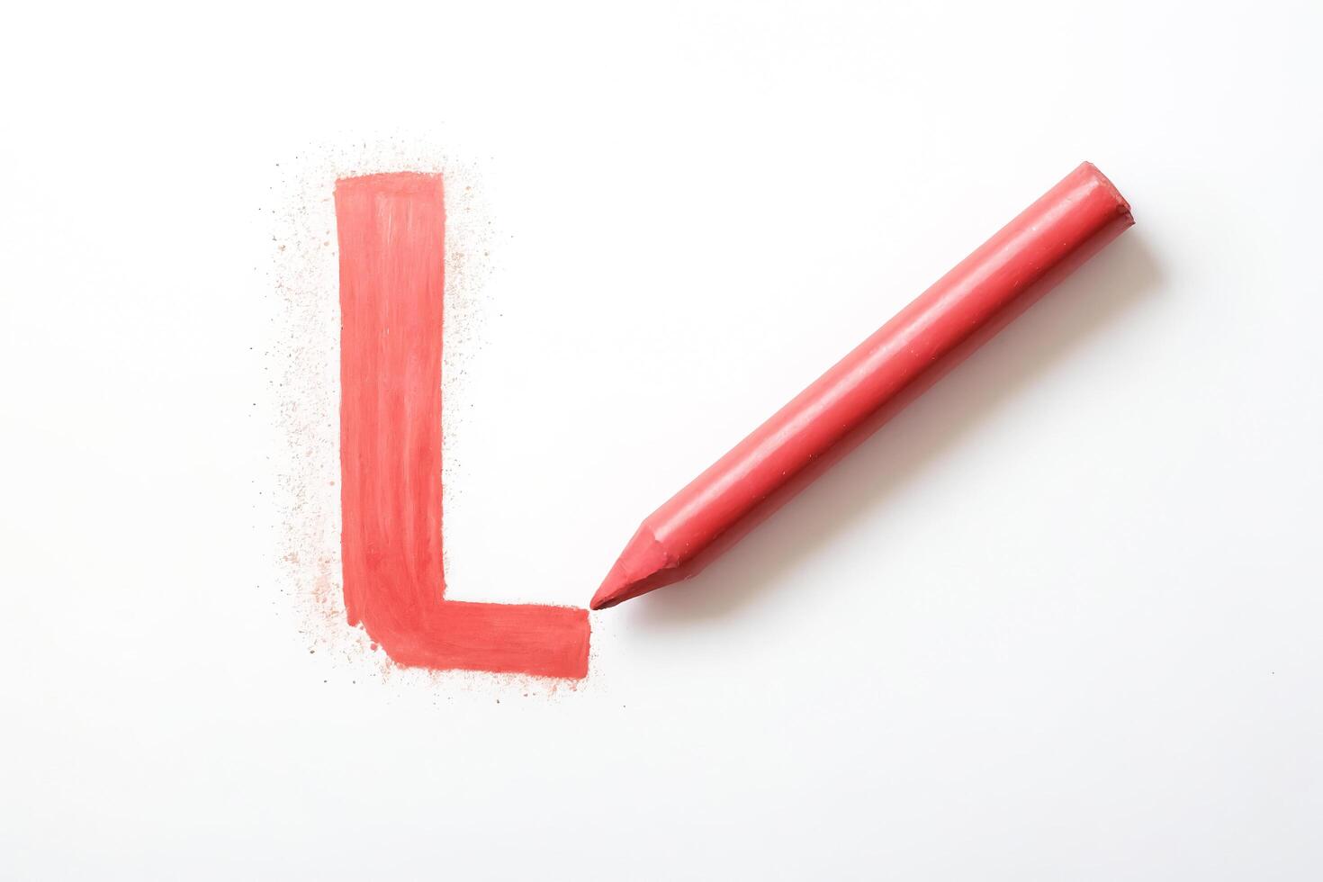 Crayon Letter L photo