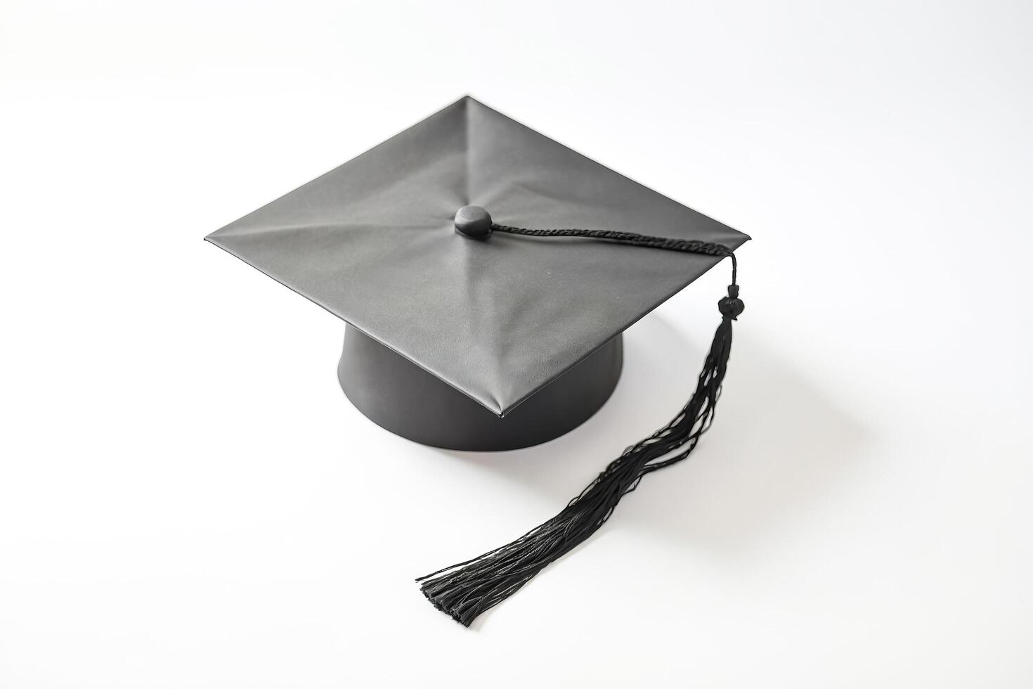Black Graduation Cap with Tassel photo