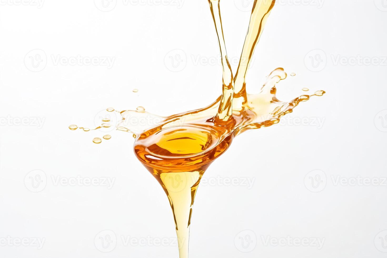 Golden Liquid Splash photo