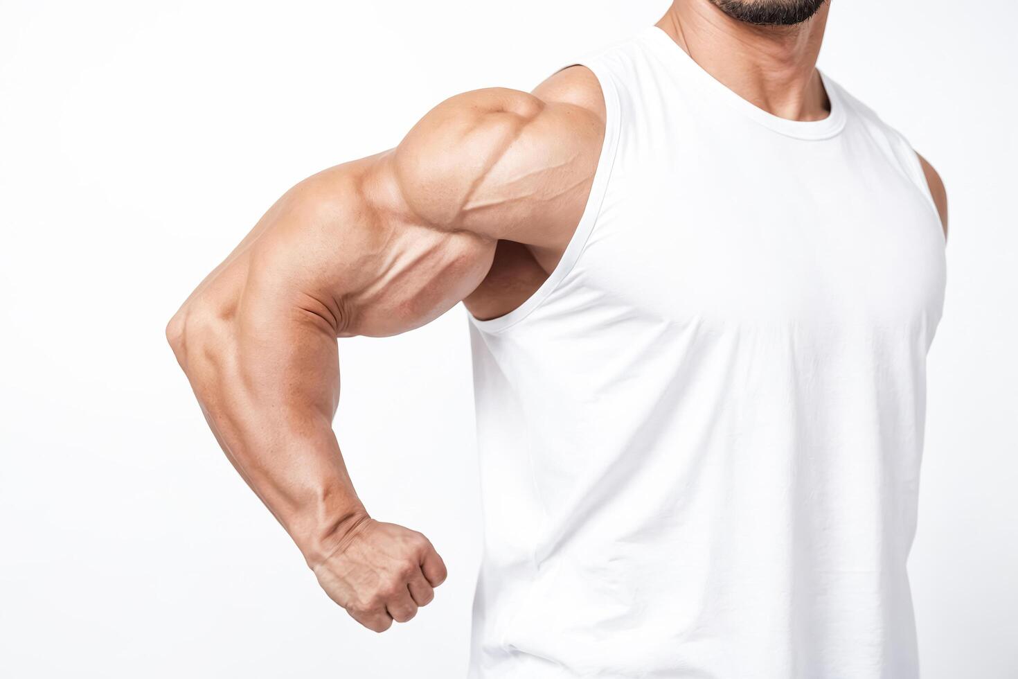 Close-up of a Man's Bicep photo