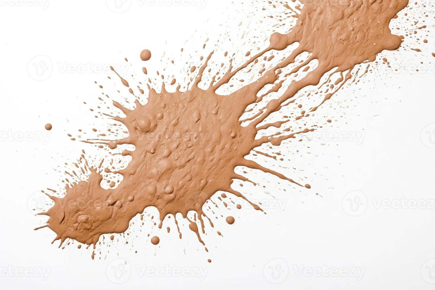 Abstract Splash of Brown Paint photo