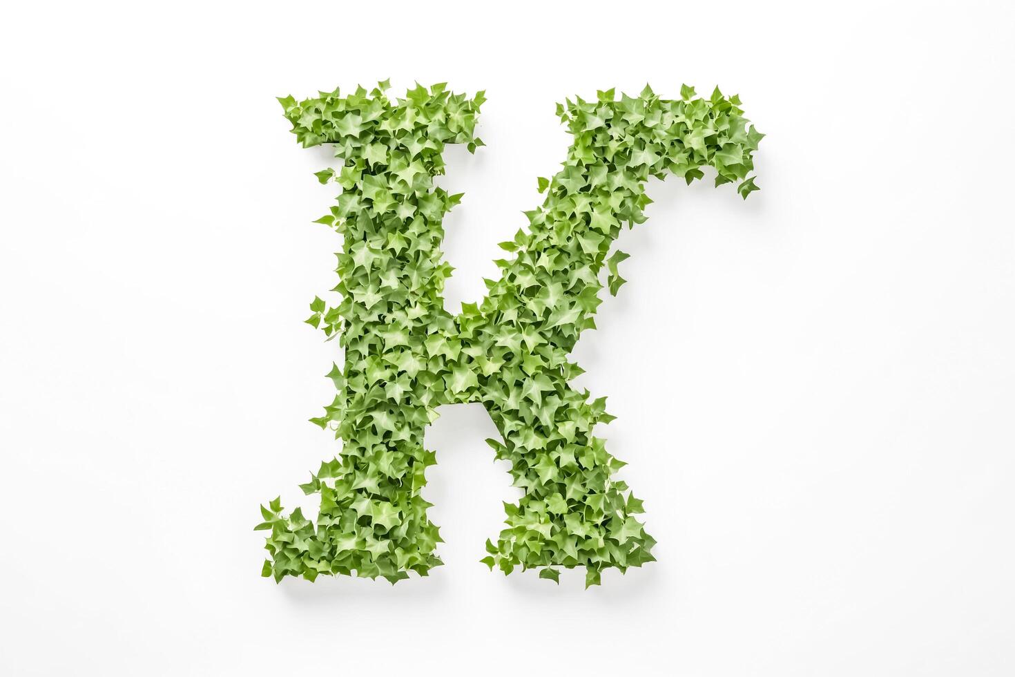 Green Ivy Letter K photo