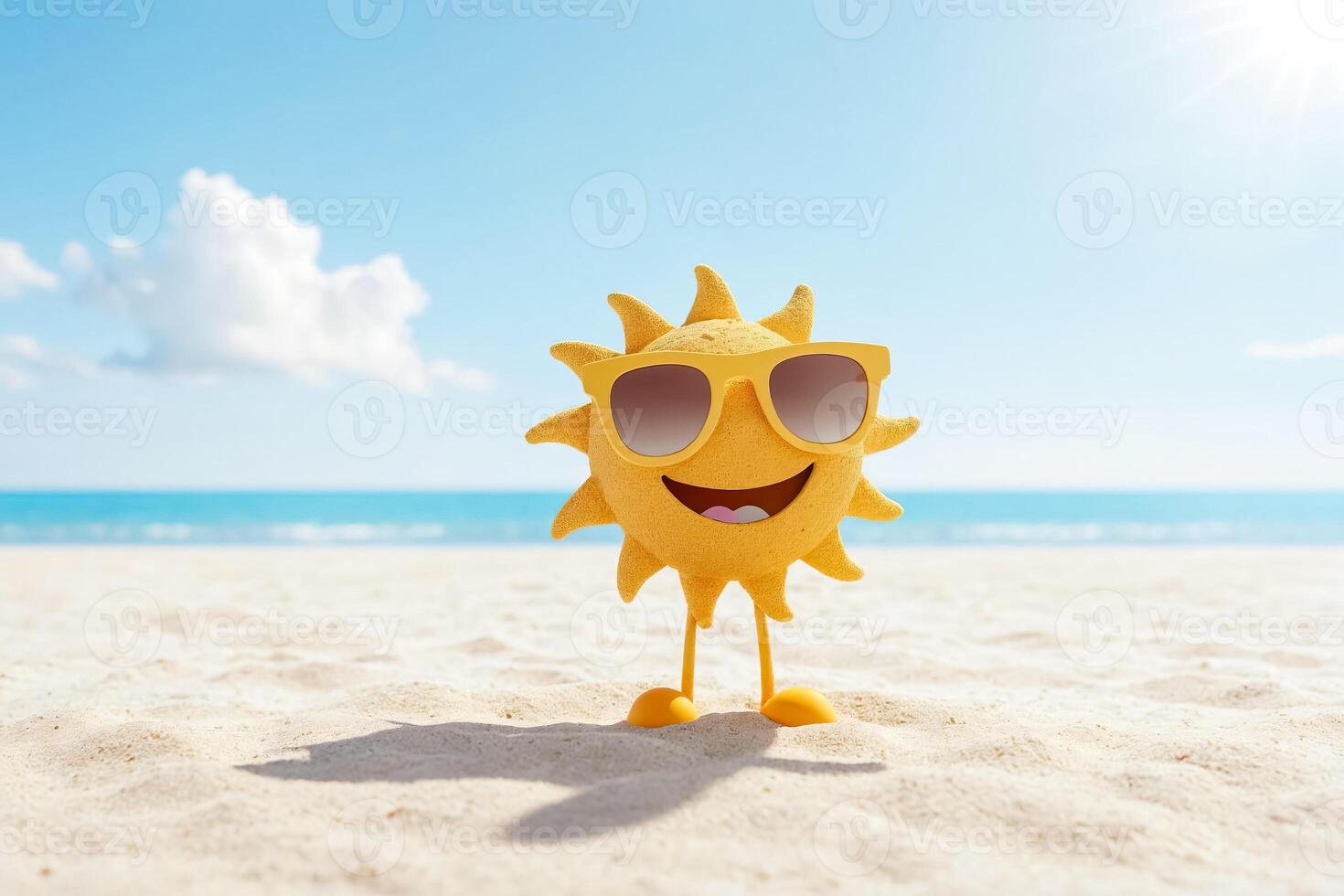 Happy Sun on the Beach photo