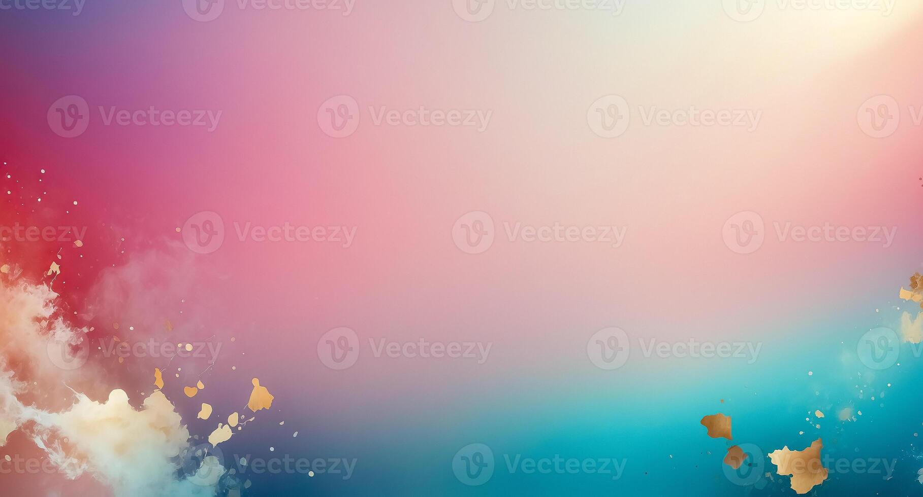 Abstract Gradient Background with Golden Splashes photo