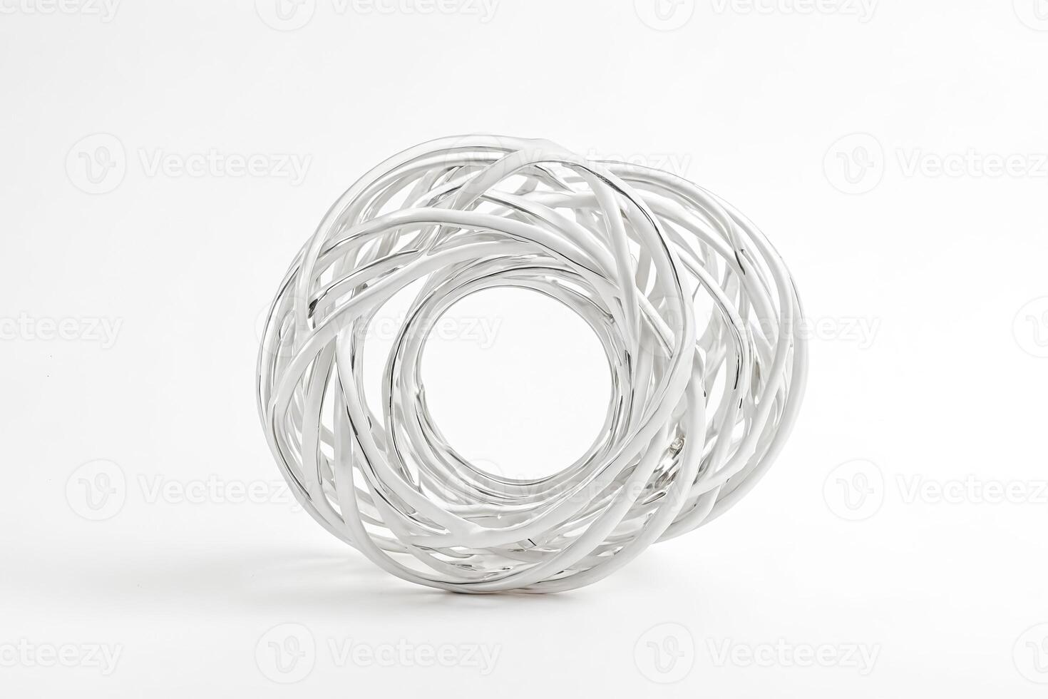 Abstract Silver Sculpture photo