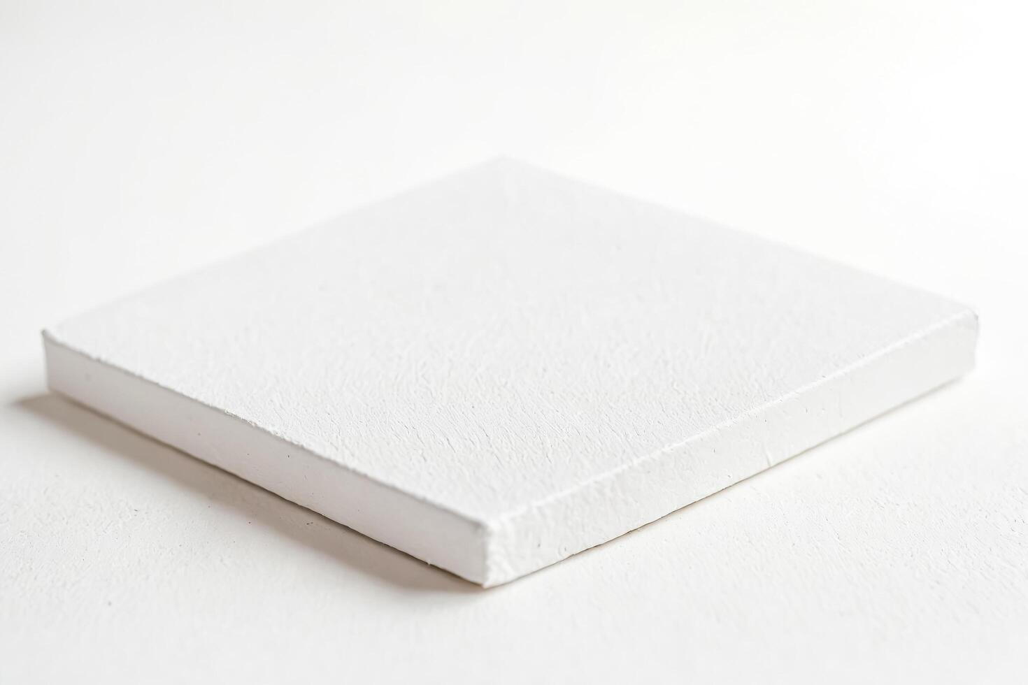 Close-up of a white canvas photo