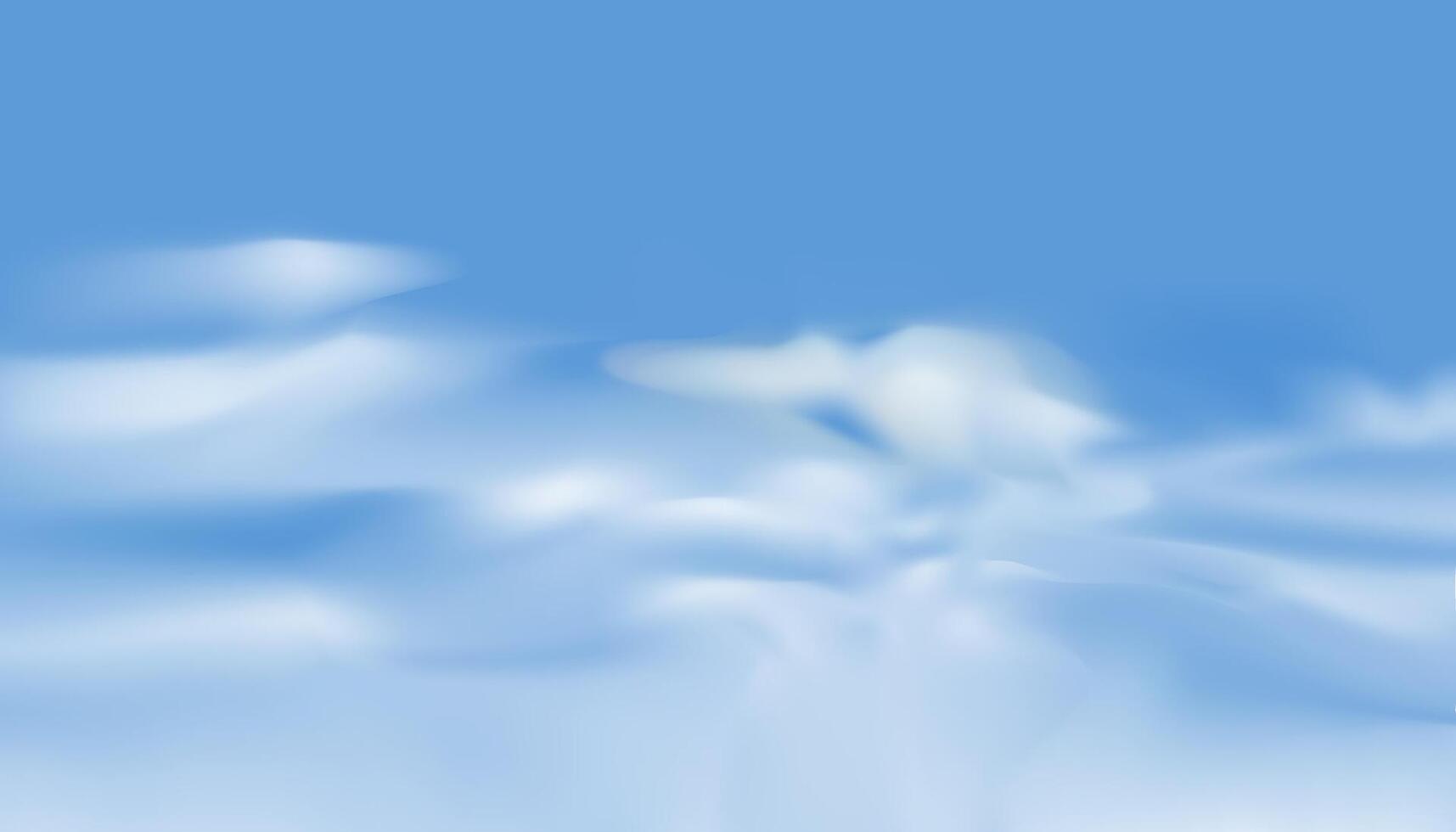 Blue sky background with white clouds vector