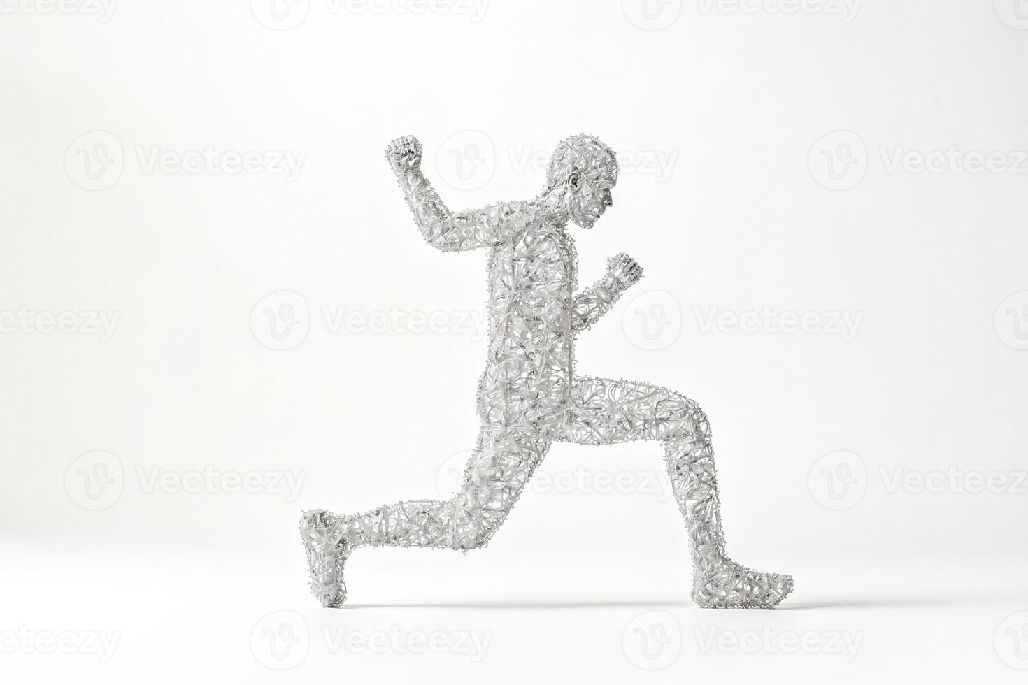 Abstract Human Figure Running photo