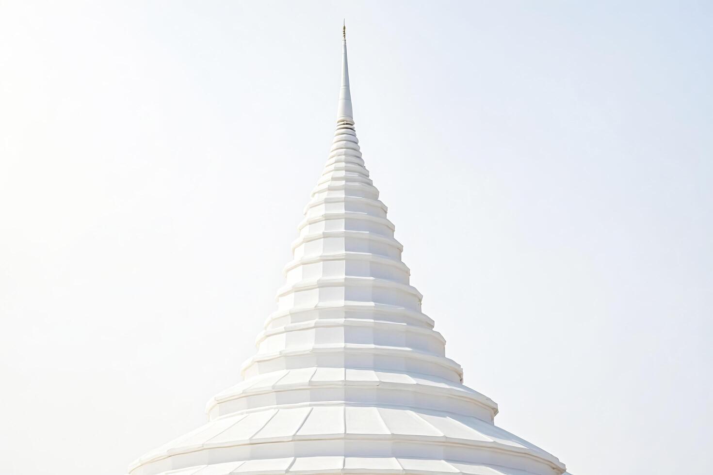 White Pagoda Against Blue Sky photo