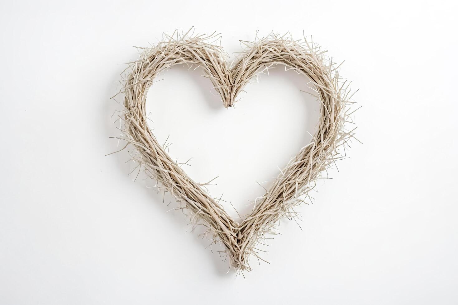 Heart Shaped Twig Wreath photo