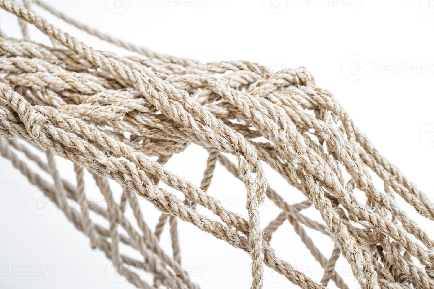Close-up of a Thick Rope Netting photo