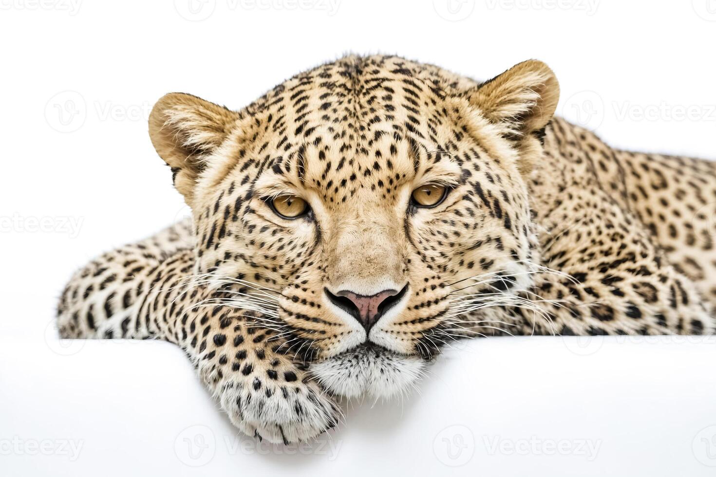Close Up of a Leopard's Face photo