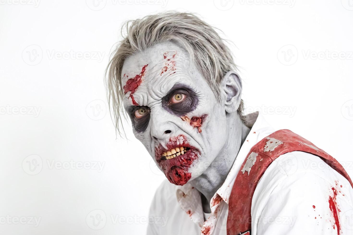 Close-up of a Zombie's Face photo