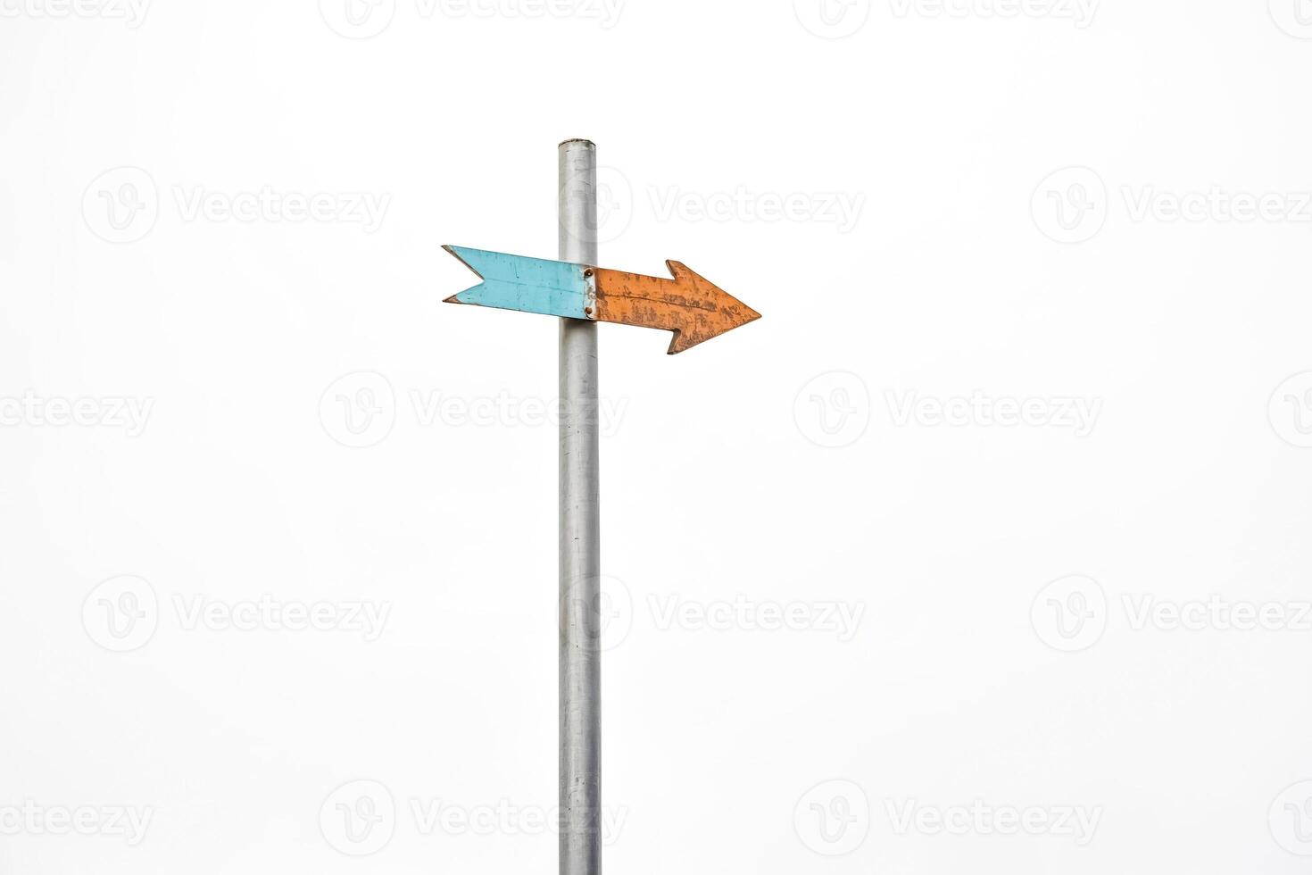 Rusty Arrow Sign Post photo