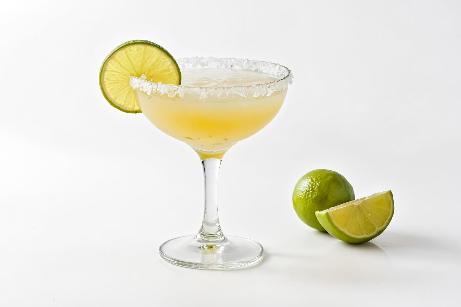 Margarita Cocktail with Lime Garnish photo