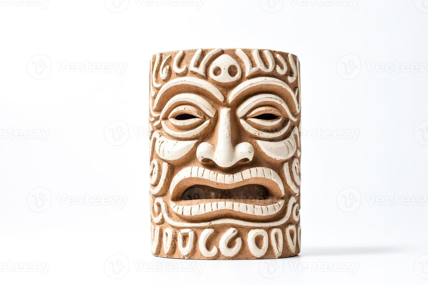 Tiki Mask with Intricate Carvings photo