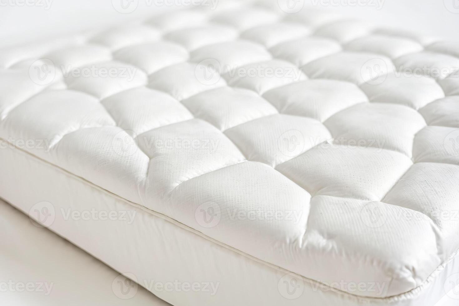 White quilted mattress photo