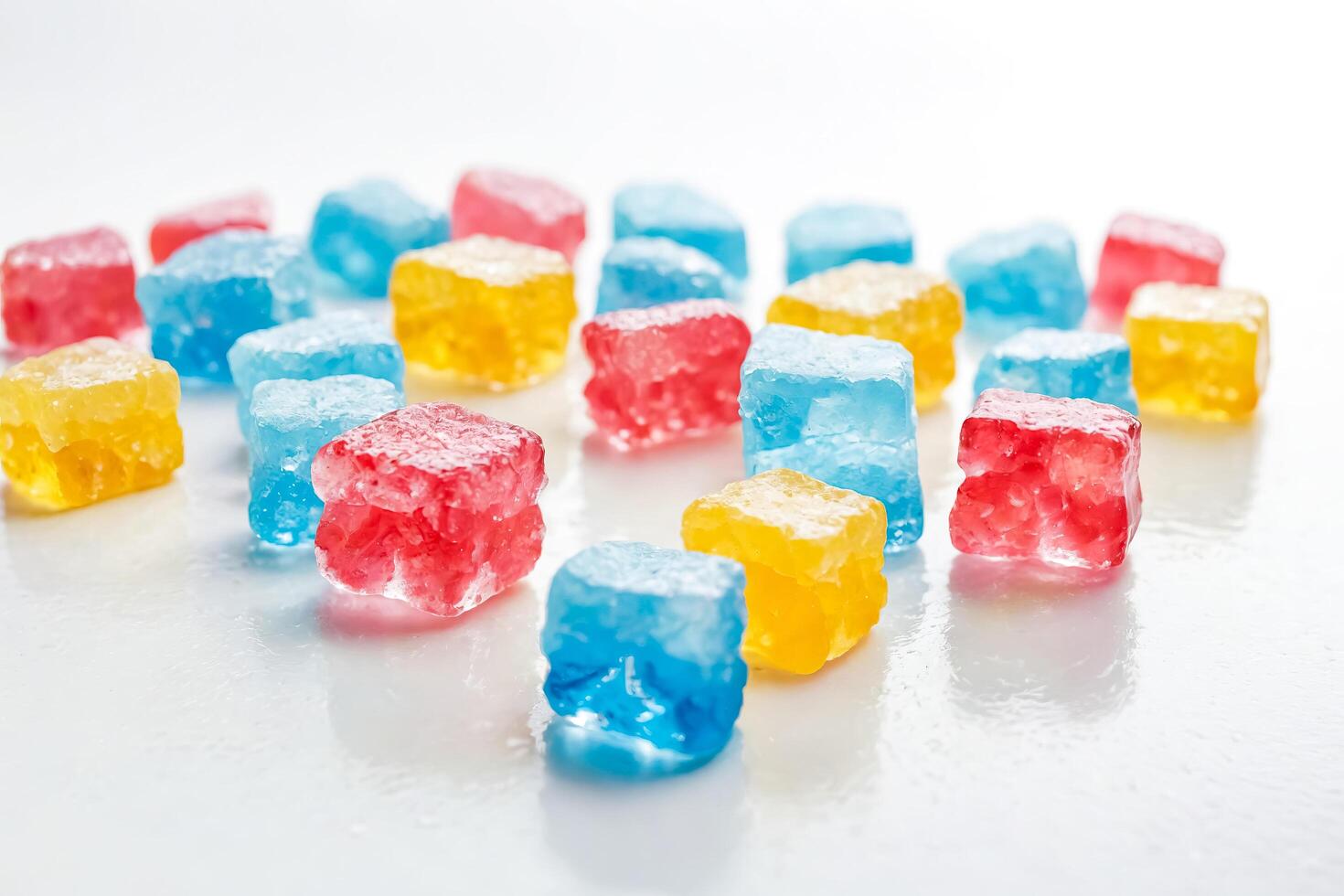 Colorful Jelly Cubes photo
