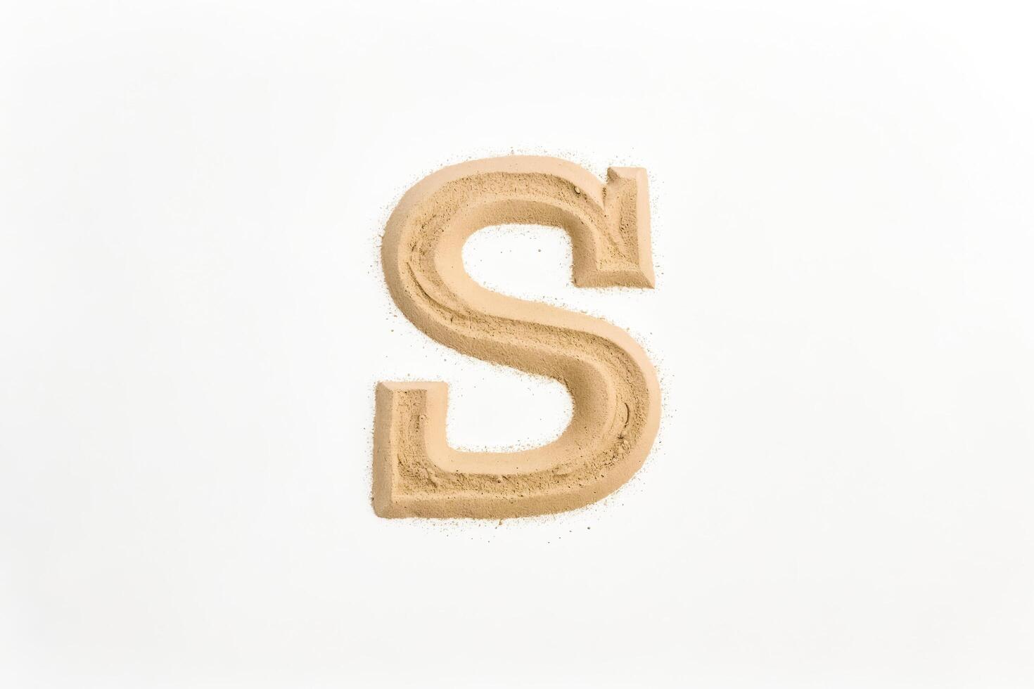 Sand Letter S photo
