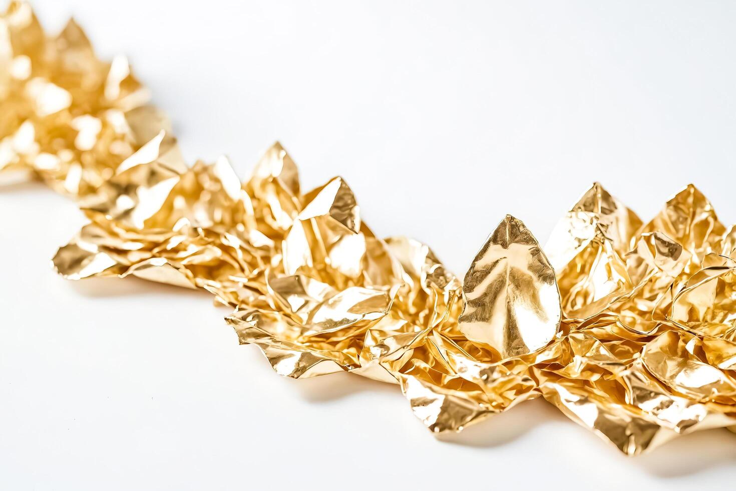 Abstract Golden Foil Texture photo