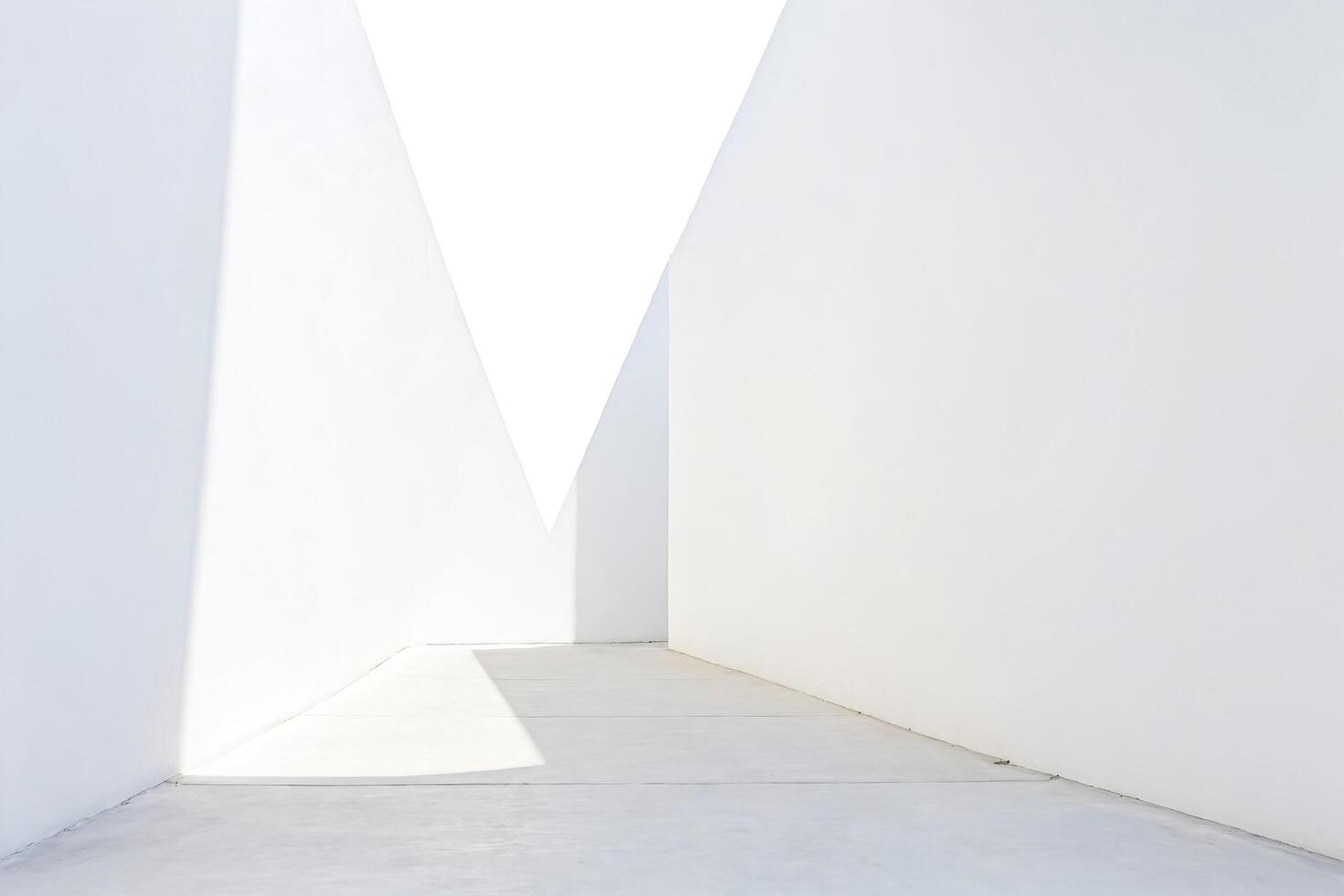 Minimalist White Architecture Interior photo