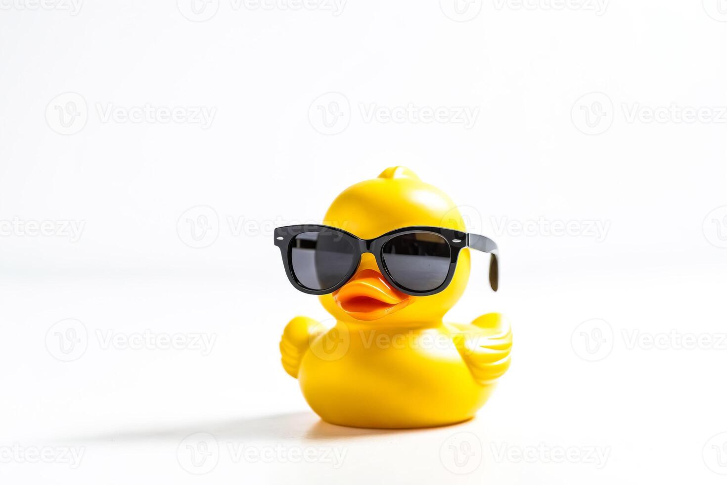 Cool Duck Wearing Sunglasses photo