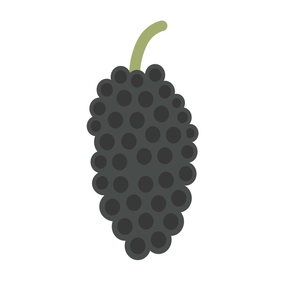 isolated fruit in shape flat style vector