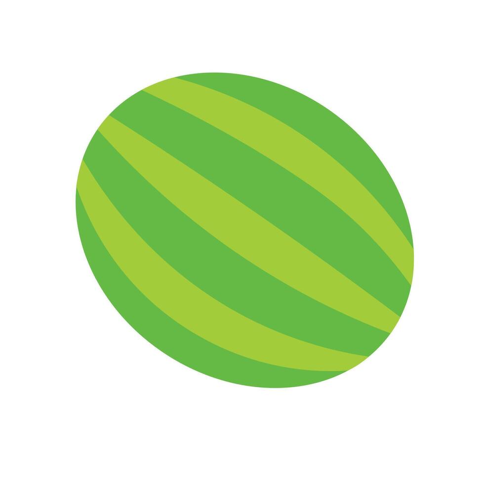 isolated fruit in shape flat style vector