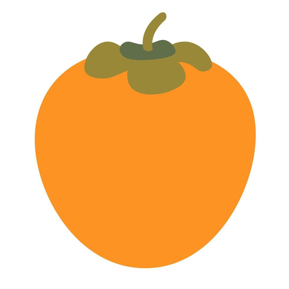 isolated fruit in shape flat style vector