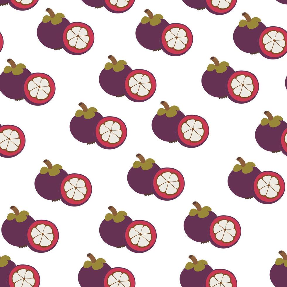 seamless fruits pattern vector