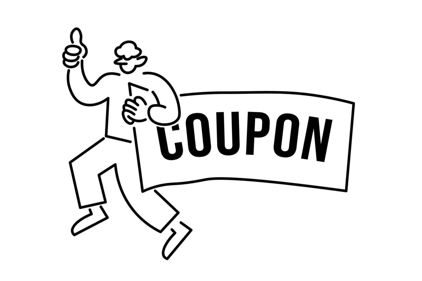 coupon template design vector