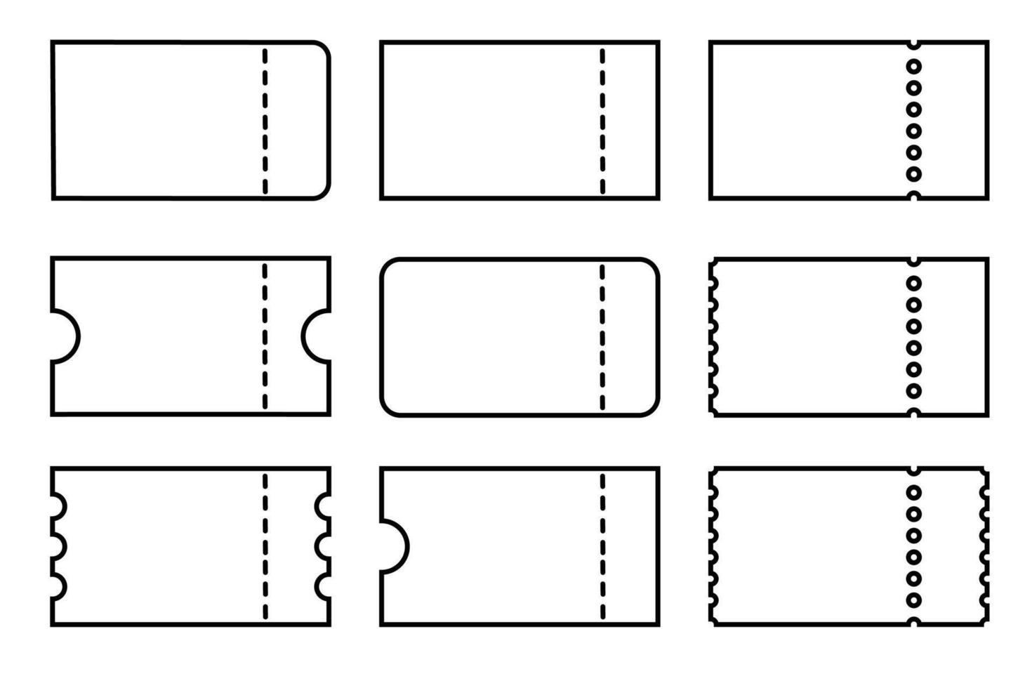 coupon template design vector