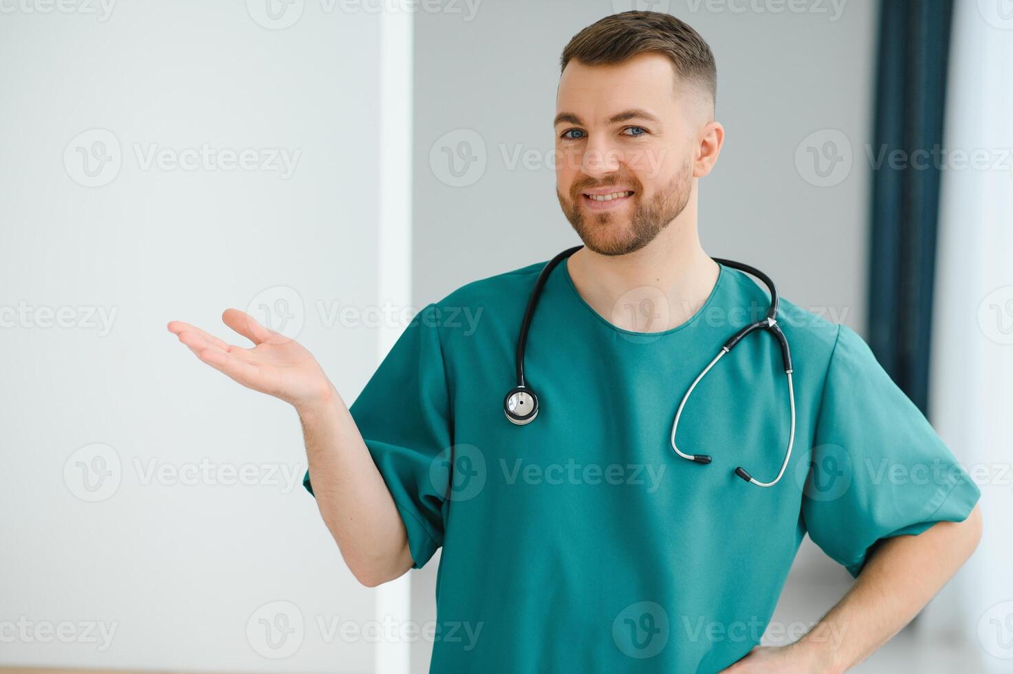 Portrait of a smiling doctor photo
