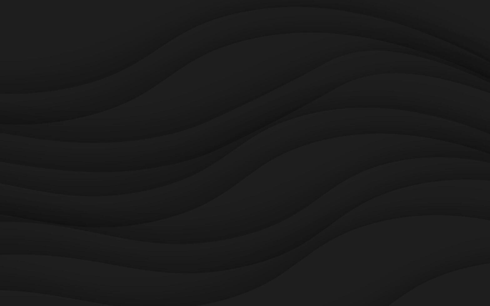 Dark Gray Abstract Wave Background vector