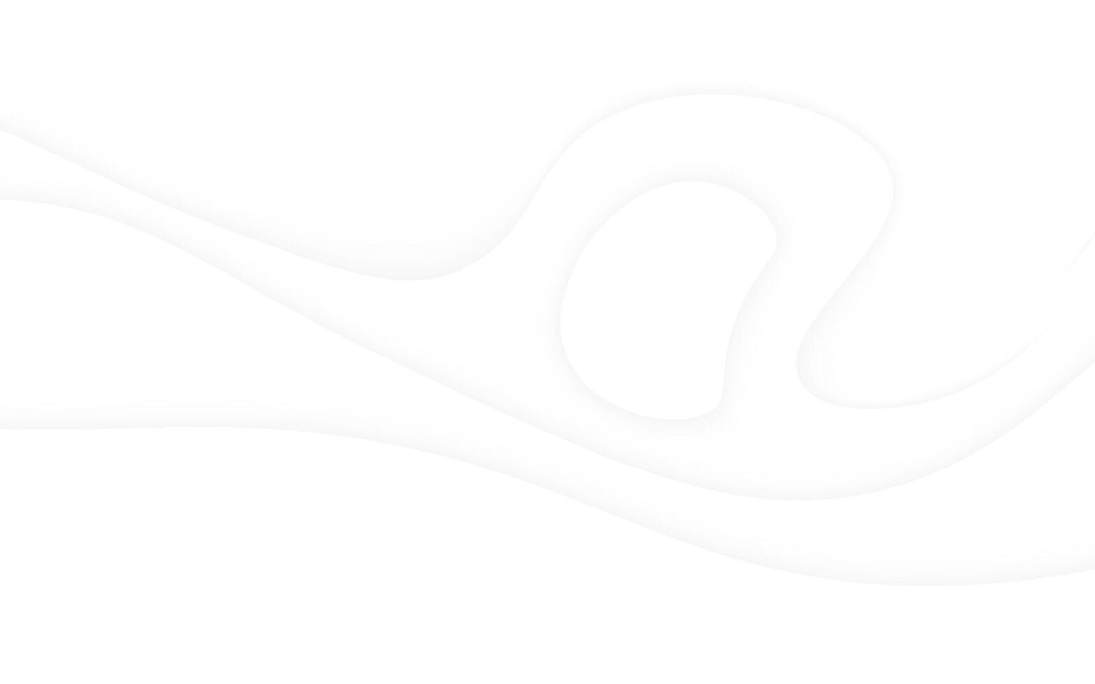 Abstract White Background with Fluid Shapes vector