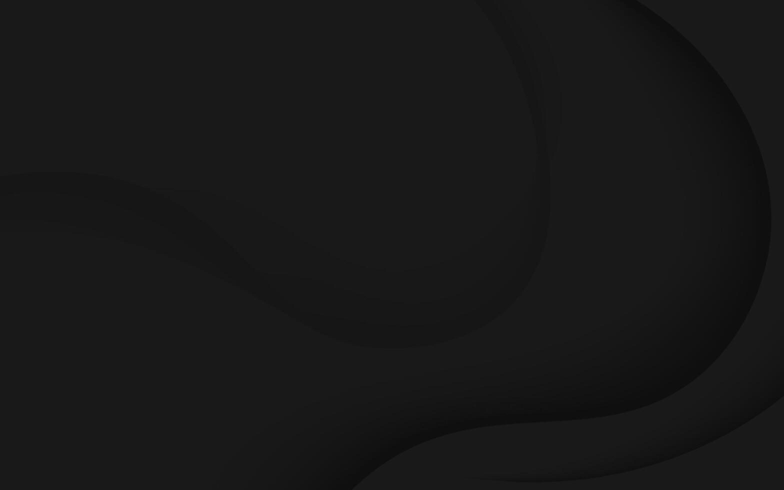 Elegant Black Wavy Background vector