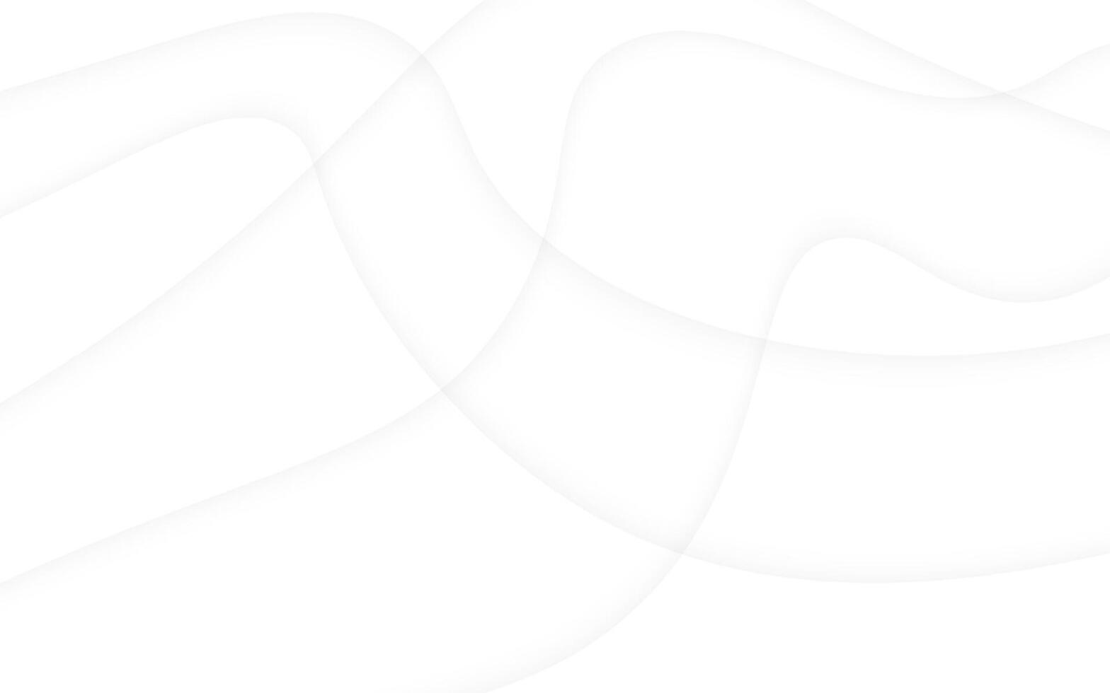 Abstract White Background with Fluid Shapes vector