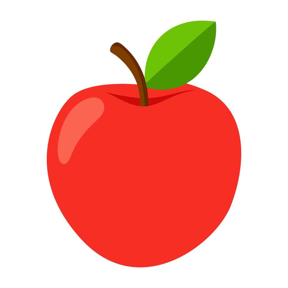 Apple icon on white background vector
