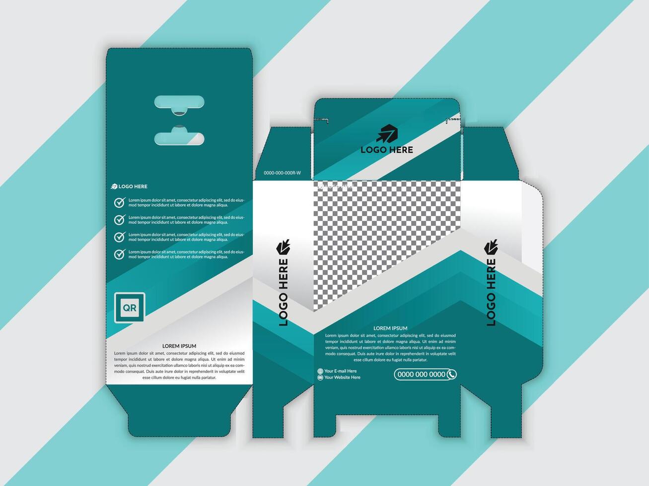 PHigh-Quality Packaging Design for Maximum Impactrint vector