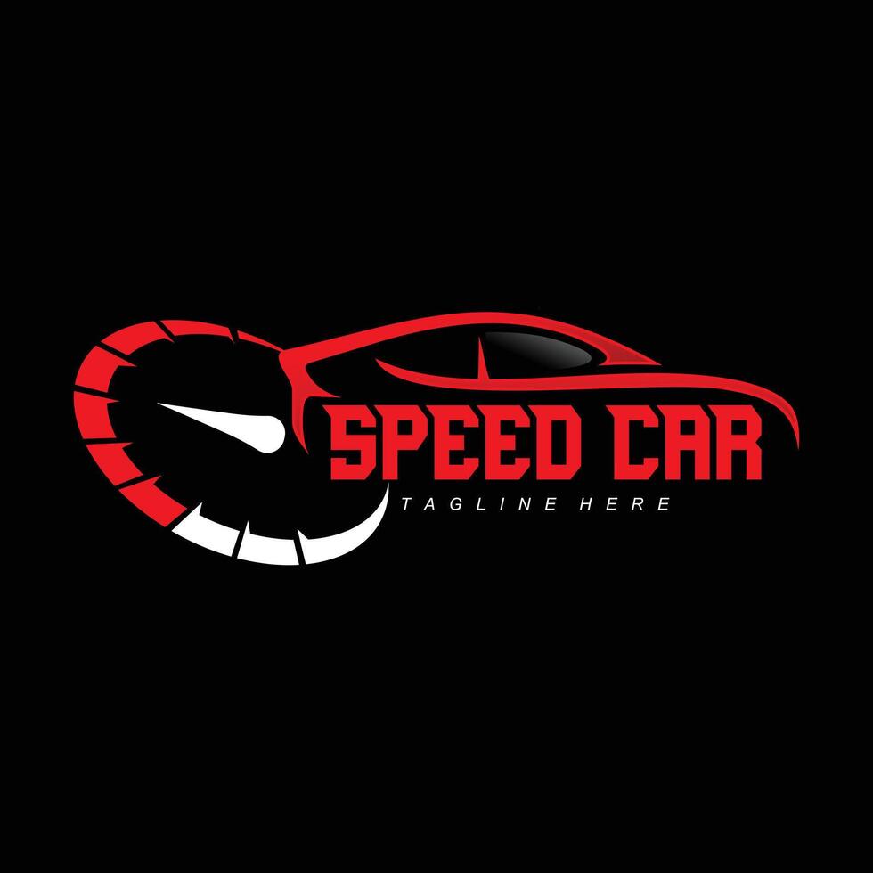 Speed car logo, auto car logo vector