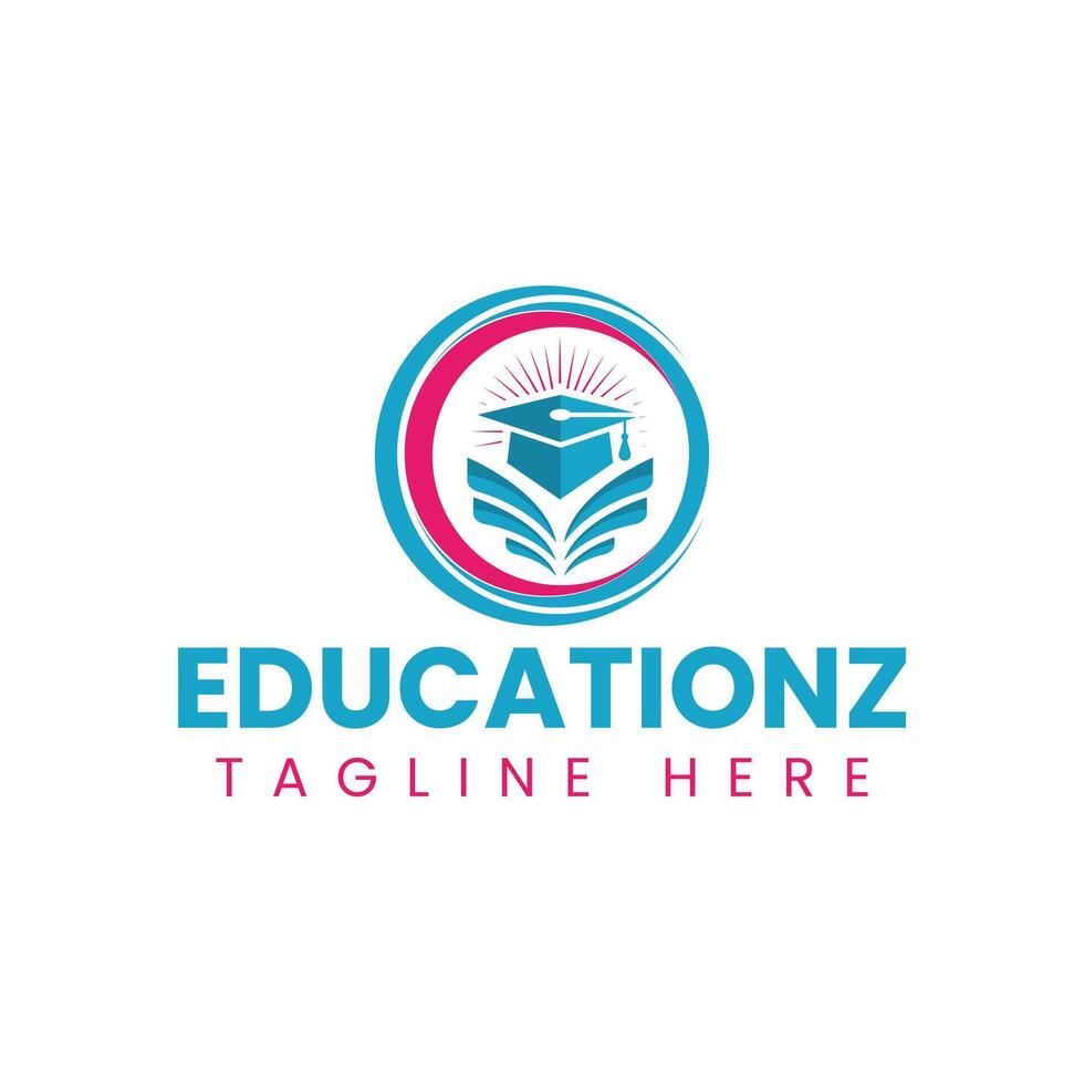 Education logo design vector