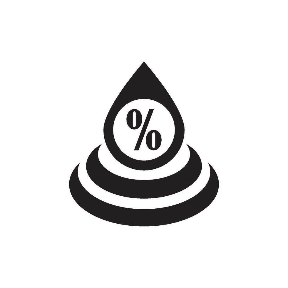 humidity icon illustration design template vector