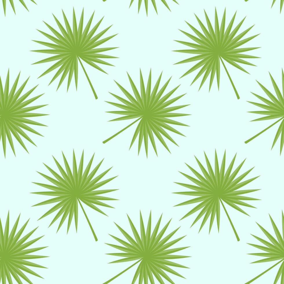 Children's seamless drawing with the image of a plant. vector