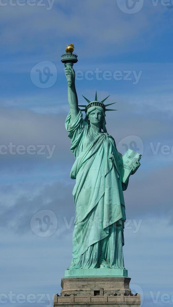 The statue of liberty view located in the New York city photo