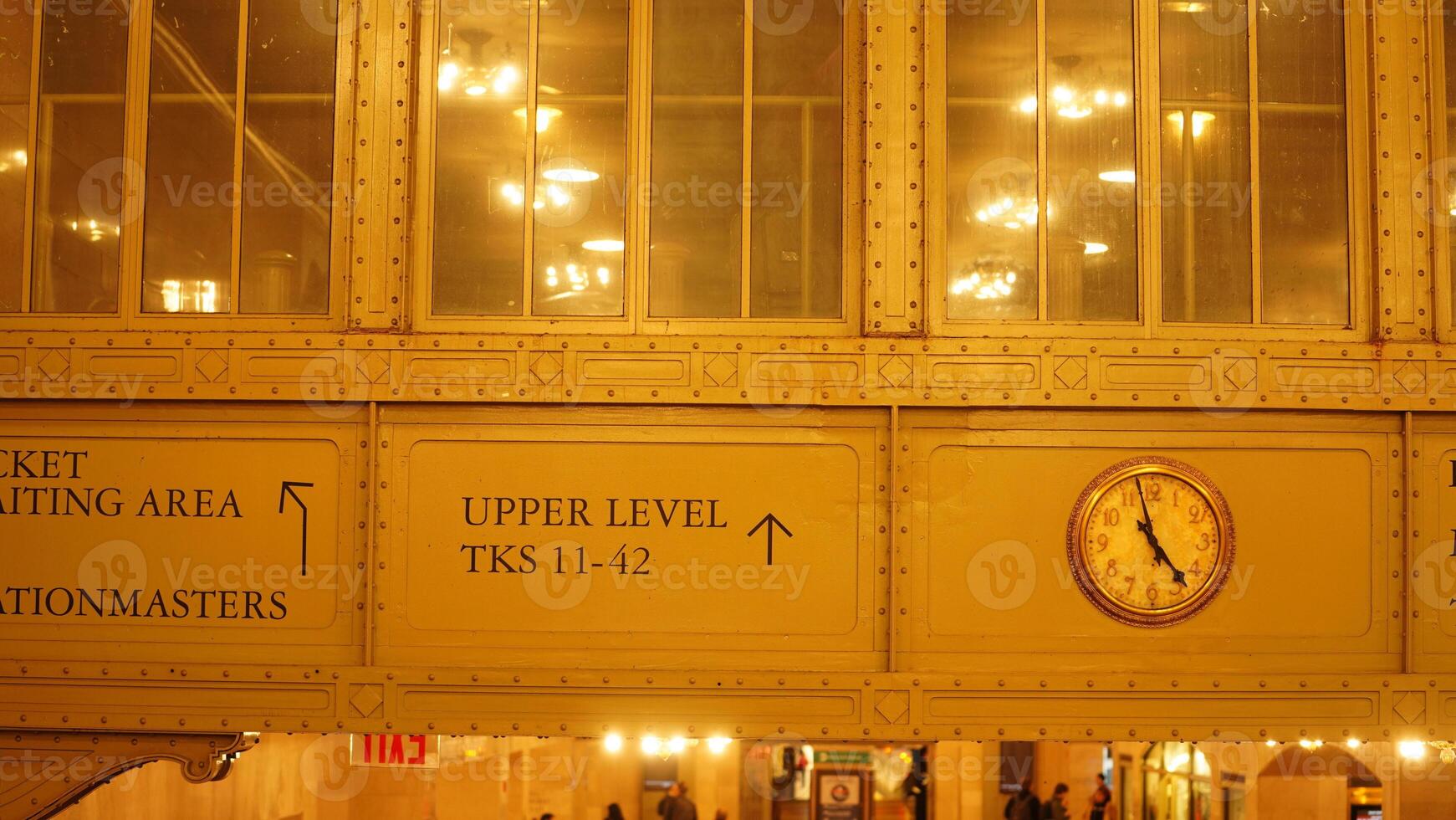 The central railway station interior view located in the New York city photo